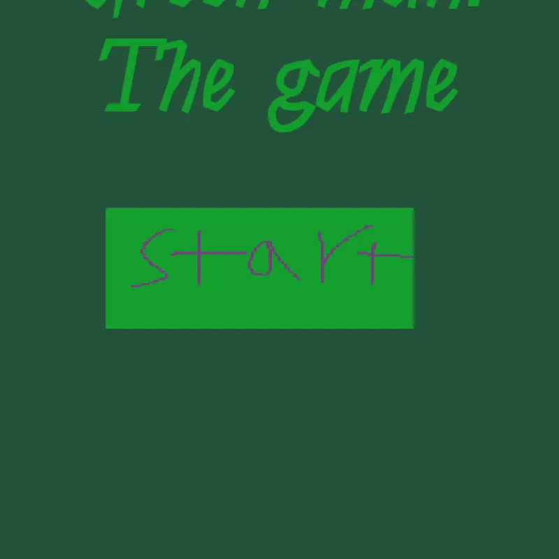 Green man the game Green man by @EYES_fan