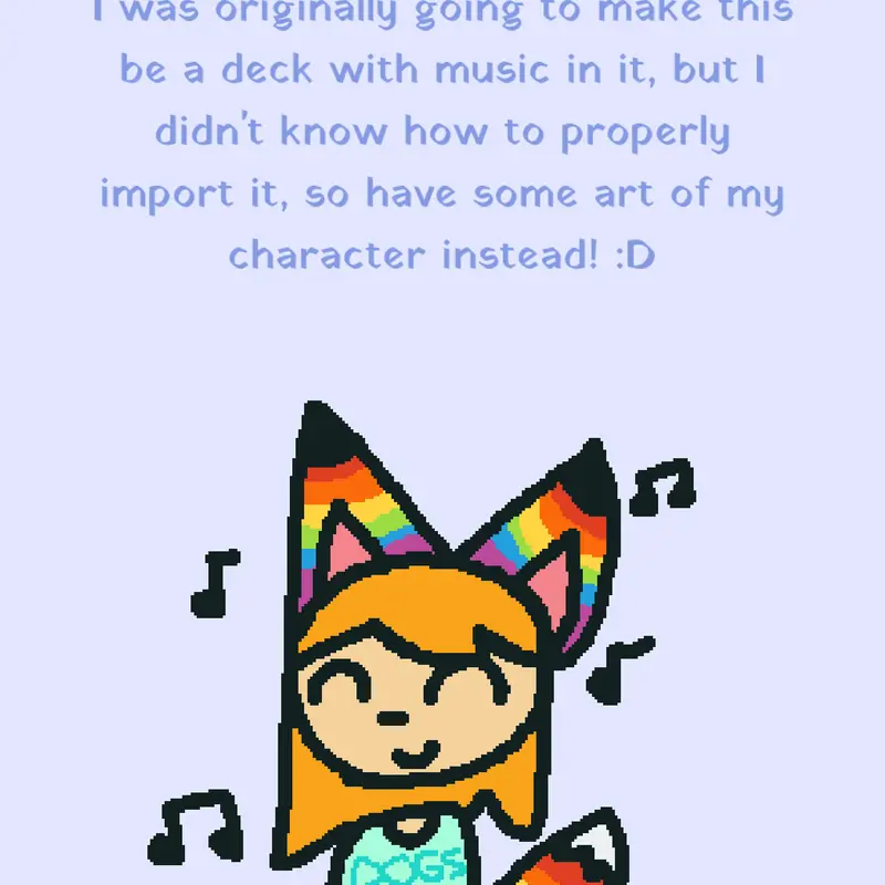 my character by @RainbowFox14