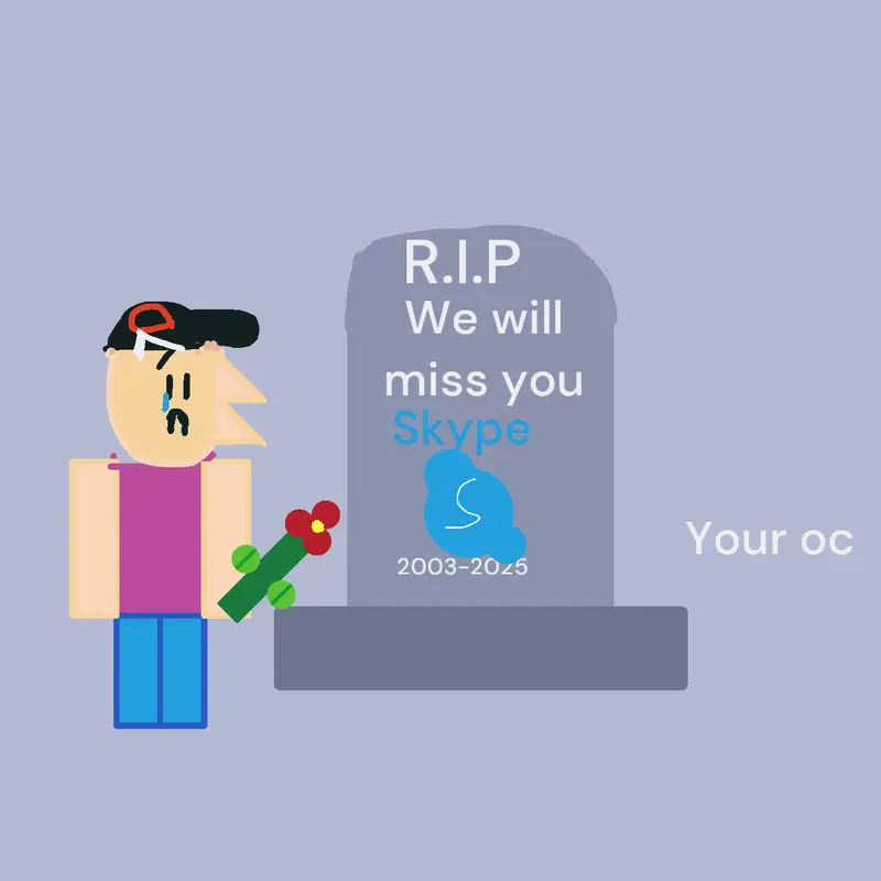 The end and shutdown of skype and gone by @Mishal333186