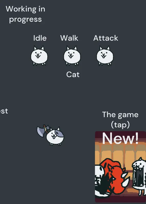 The battle cats sprites #thebattlecats by @rhinosaurus_2025