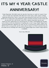 ITS MY 4 YEAR ANNIVERSARY￼￼!!!