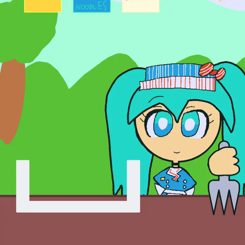 Mesmerizer Miku Noodles Mukbang by @Connie_CoolCapMania