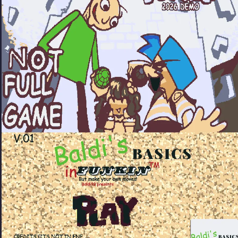 Baldis basics in funkin by @Baldi99