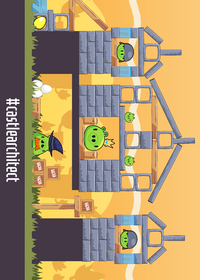 Angry birds medieval castle