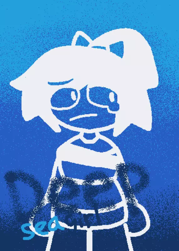 Deep sea girl by @jiratchaya