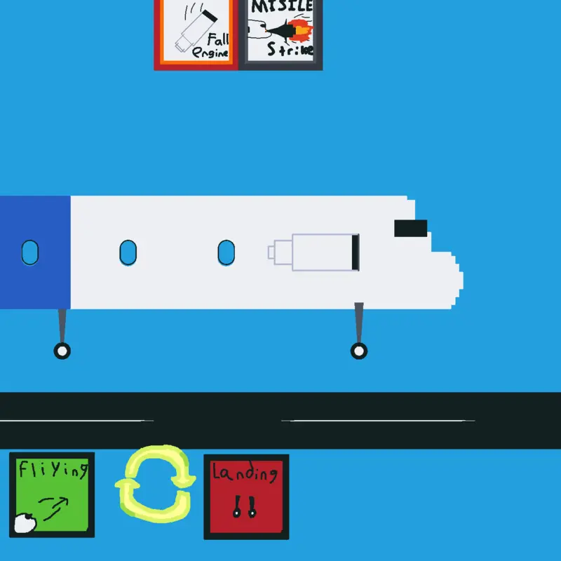 Plane crash game by @hedgehog_swarm99