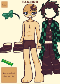 Demon slayer dress up(WIP: more characters...