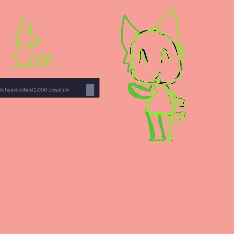 1000 plays by @Yes_its-milo