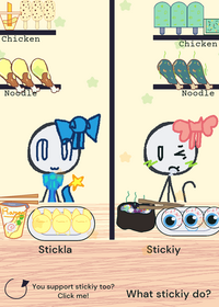 Stickiy and stickla mukbang!