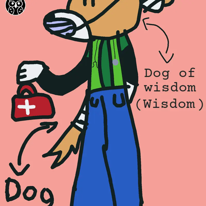 Paramatic into Dog of wisdom(wisdom)#art by @l00k0ut3d_t0m_j3rry
