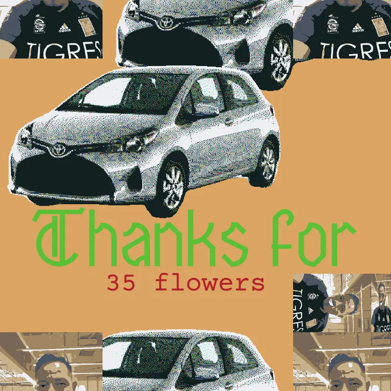 Thanks for 35 flowers!!!!!!!!!! by @spooky_carlos_guadalupe
