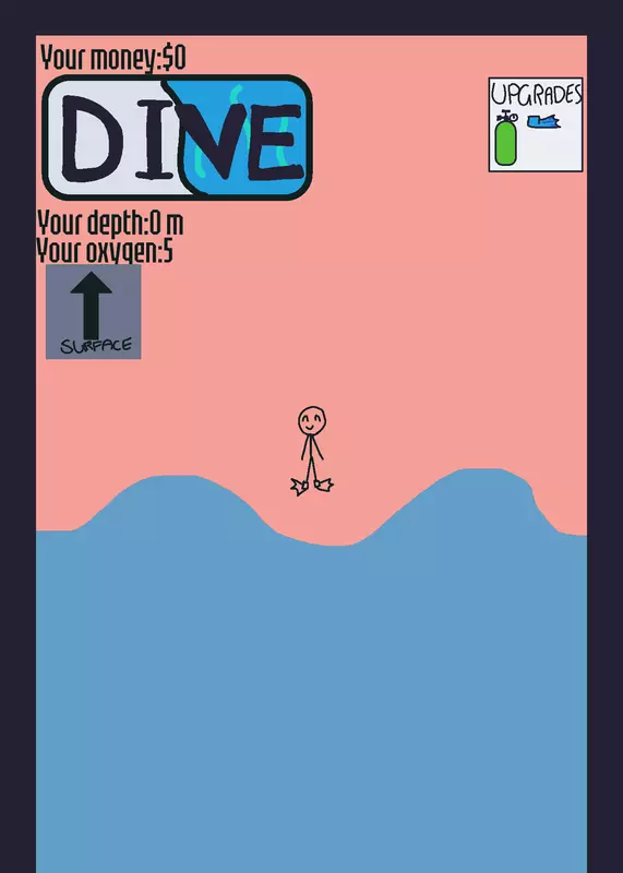 Dive to earn money simulator by @cas14