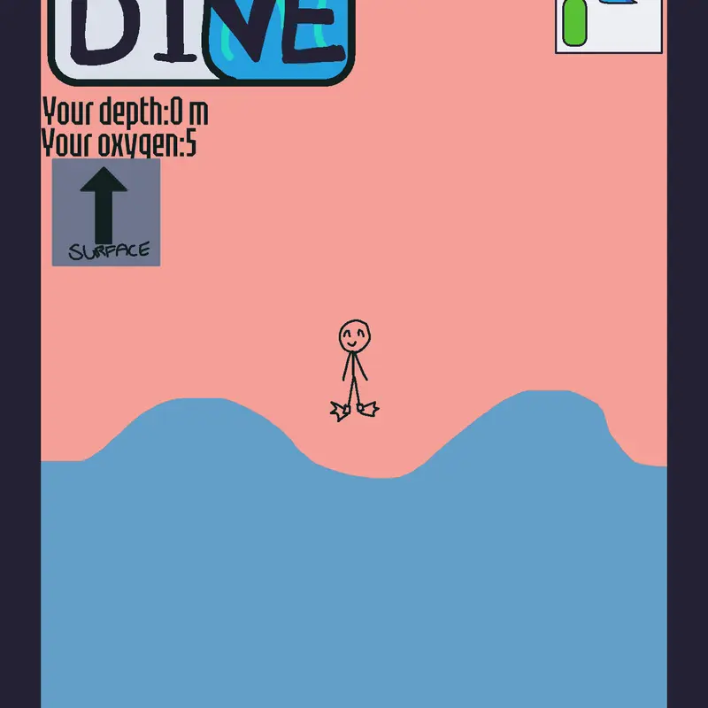 Dive to earn money simulator by @cas14