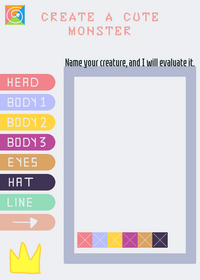 Create a cute monster