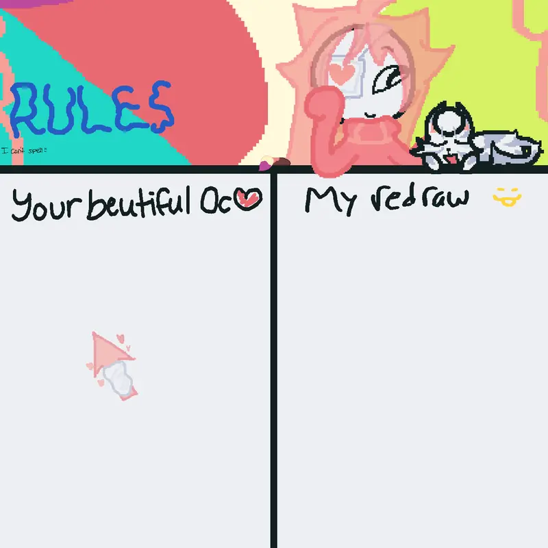 Redrawing your OCS! by @xxStarrybunixx