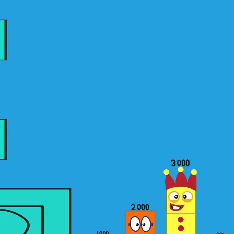 Number blocks in a Obby! :D by @NildaBeatrizBenitez