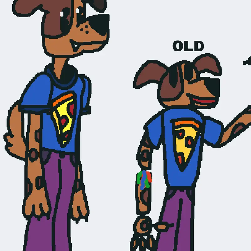 Jeff the dog redesign by @LizardCo