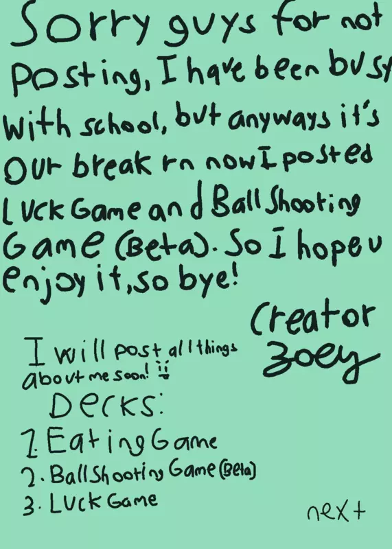 All of my Announcements! by @Zoey0420