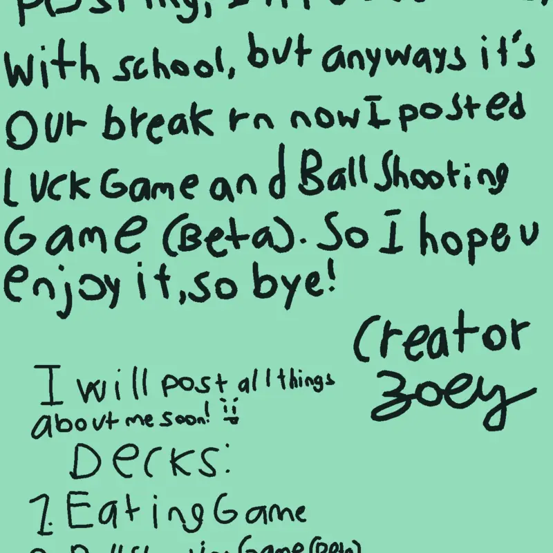 All of my Announcements! by @Zoey0420