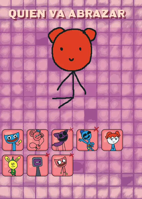 Poppy Playtime abrazando by @MRAD-Studio-games