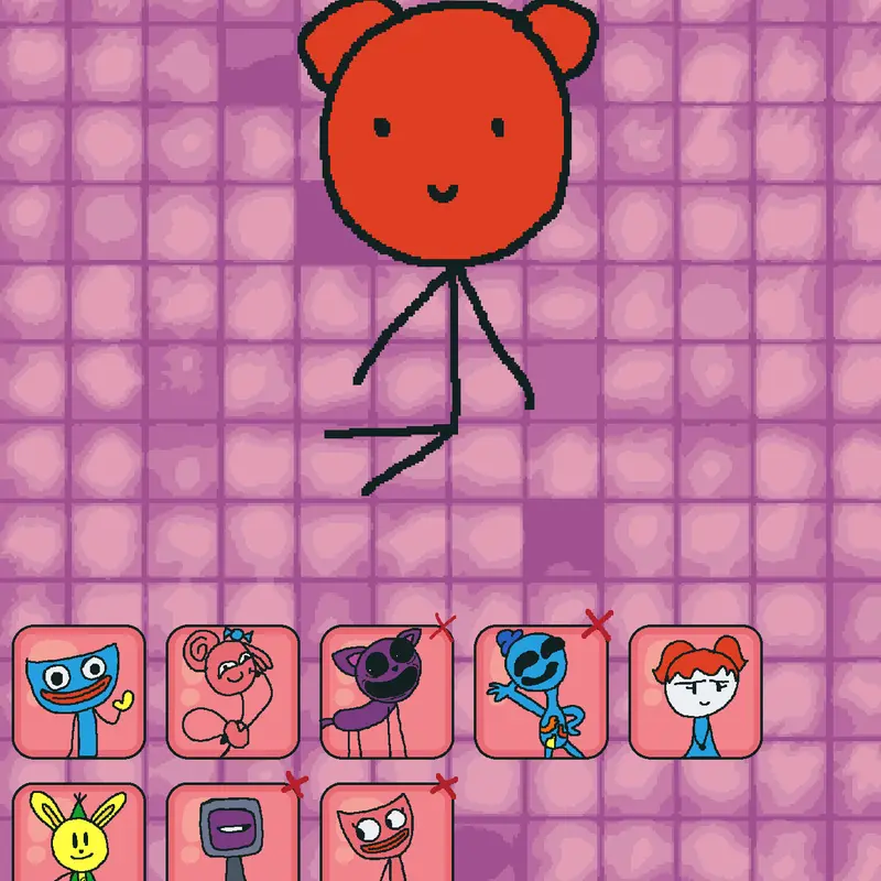 Poppy Playtime abrazando by @MRAD-Studio-games