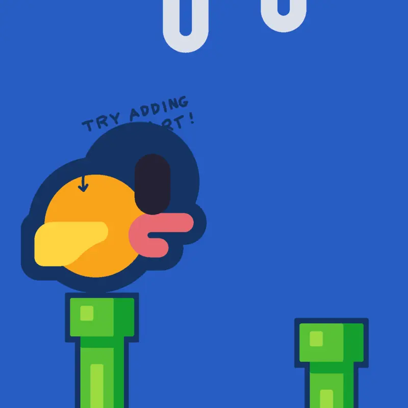 Flappy bird by @Bassie_is_cute32