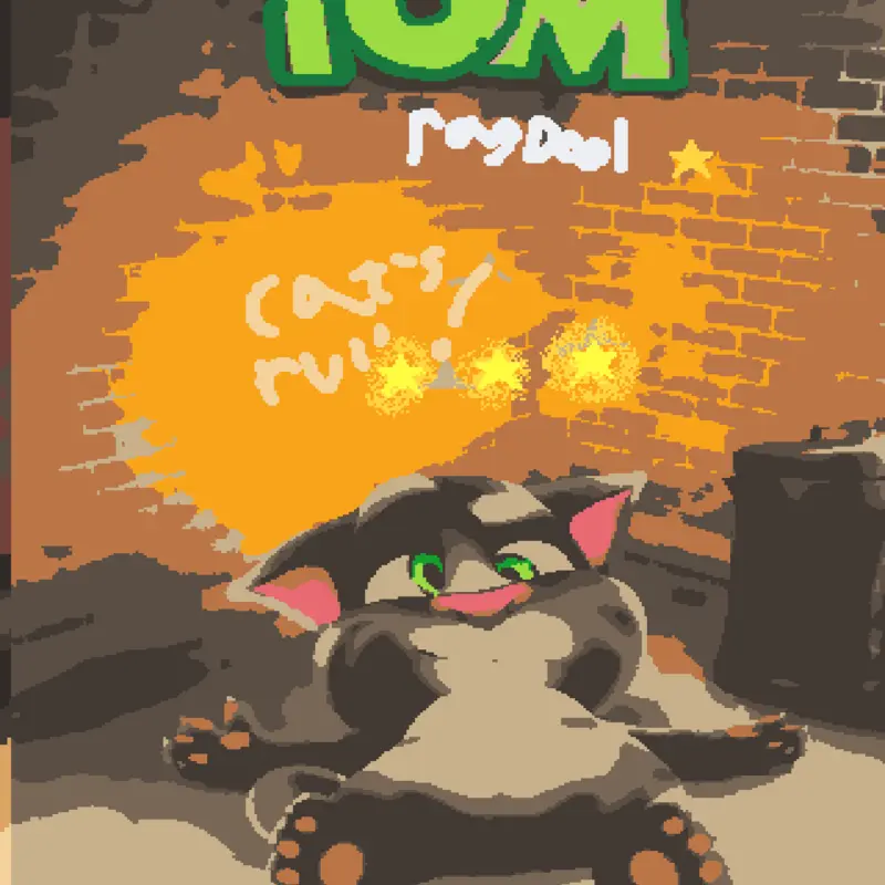 Talking Tom cat 2016 ragdoll by @KurtPhillip