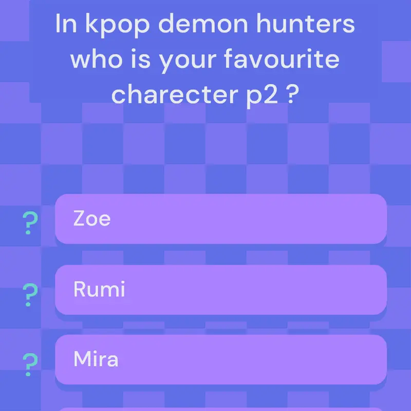 Game by @kpop_demon_hunters