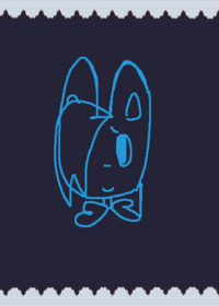 when u r blu (w my gfs oc)