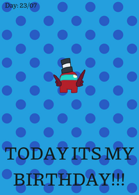 TODAY ITS MY BIRTHDAY!!!!!