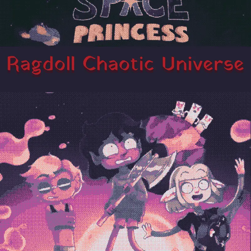 Lesbian Space Princess by @TahuDecksStudio