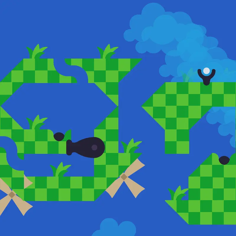 Golfing the ashroid by @azrileat