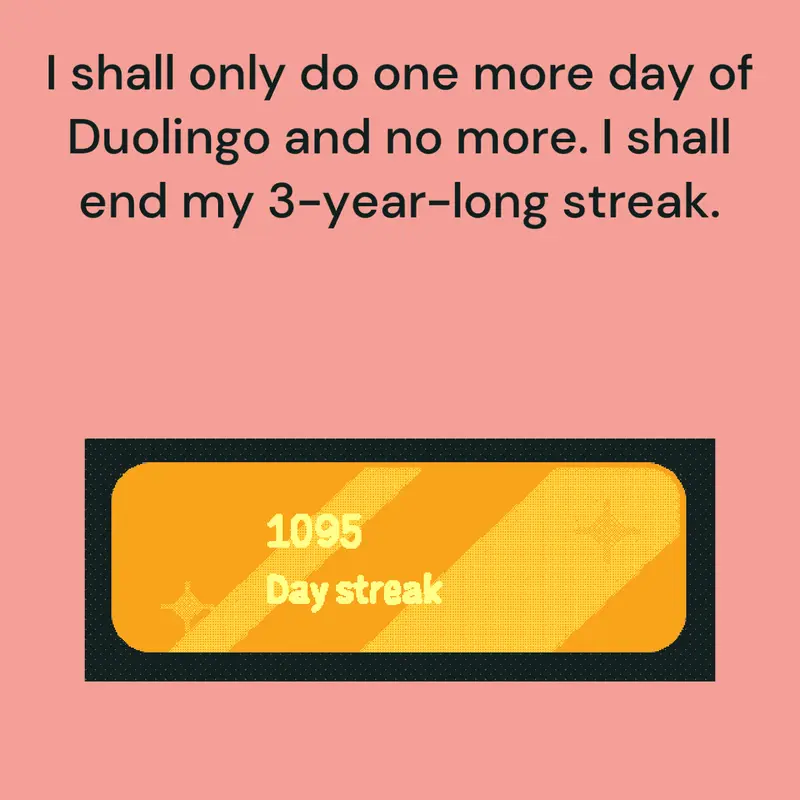 I shall break my three-year-long streak. by @ChickenIdontknow