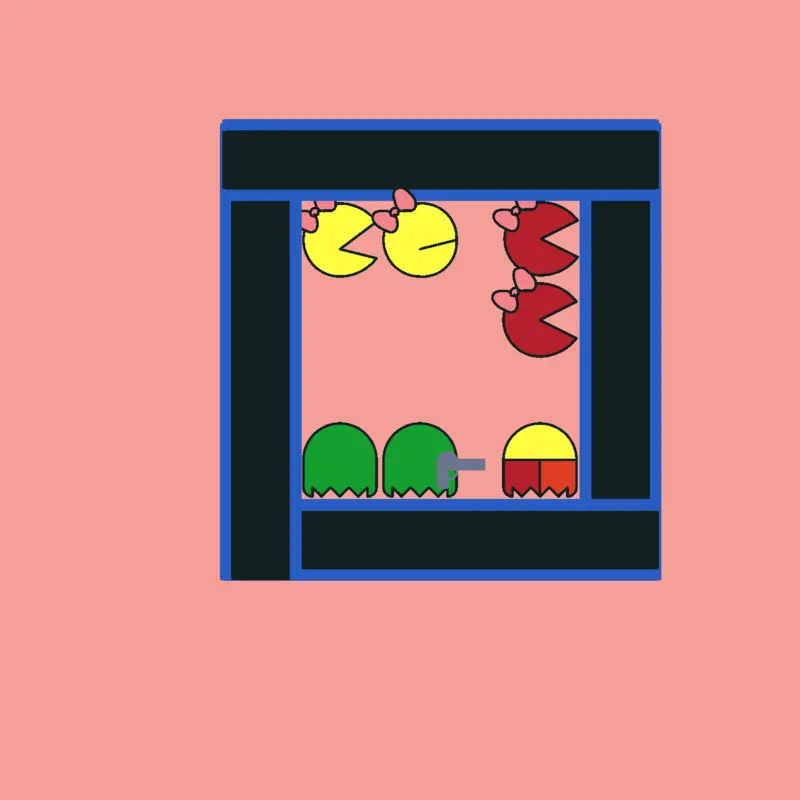 Turma da Mônica Pac-Man 1960 by @Daviemanuel3