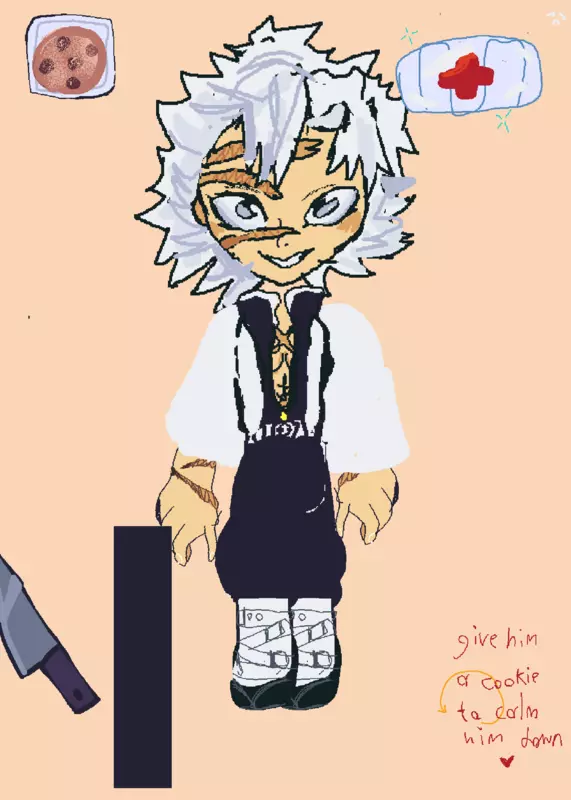 Sanemi shinazugawa, ragdoll,demonslayer by @old_fandoms_healer2