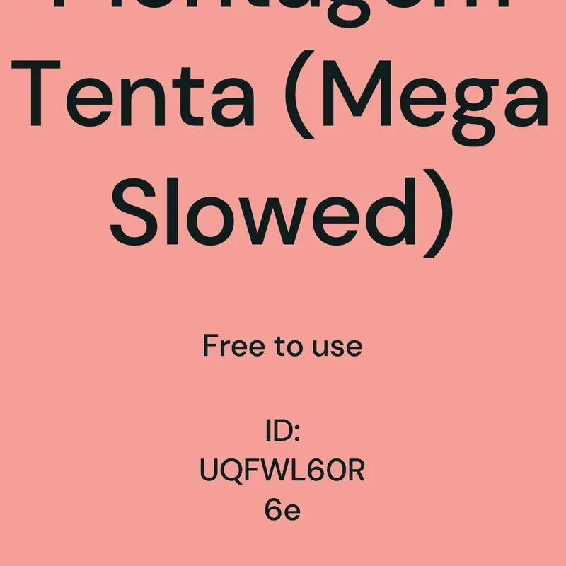 Montagem Tenta (Mega Slowed) by @DeckWithCursorGames2