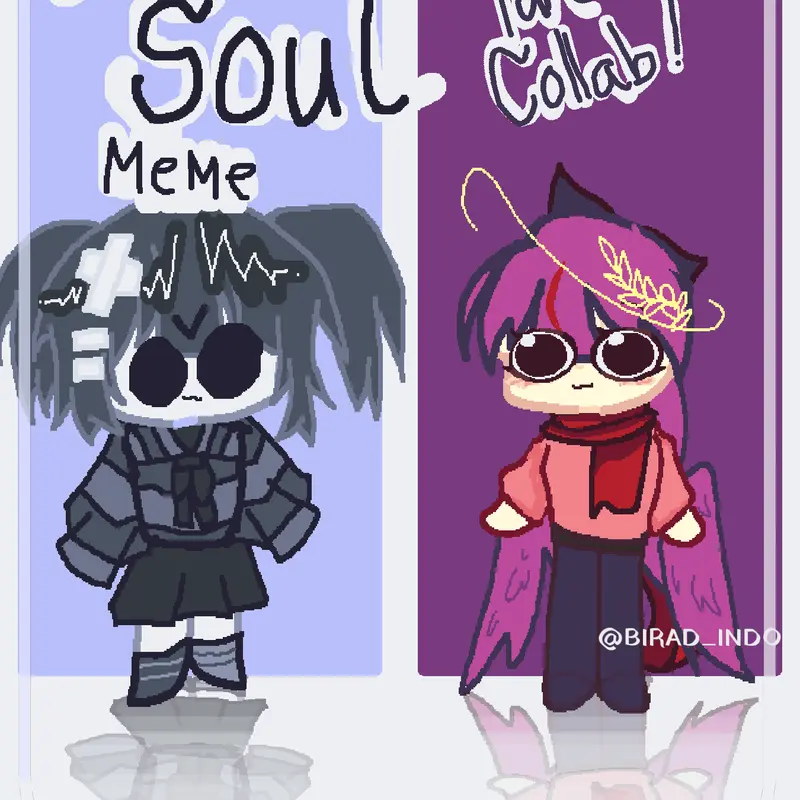 Thanks for the Collab!! Yur art is cute! by @Musashi_Ace_Fan