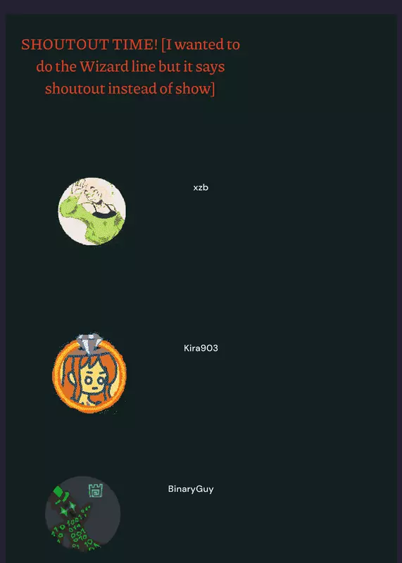 Shoutout Time! by @SpixzyYT