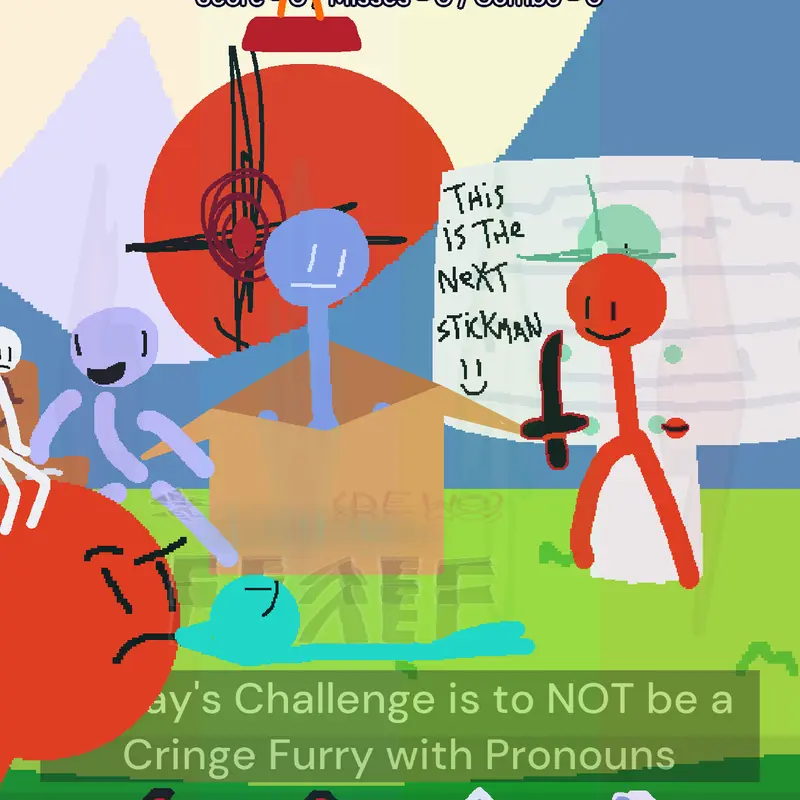 Stickman silly vs the red lord by @InakialfonsoLopezahu
