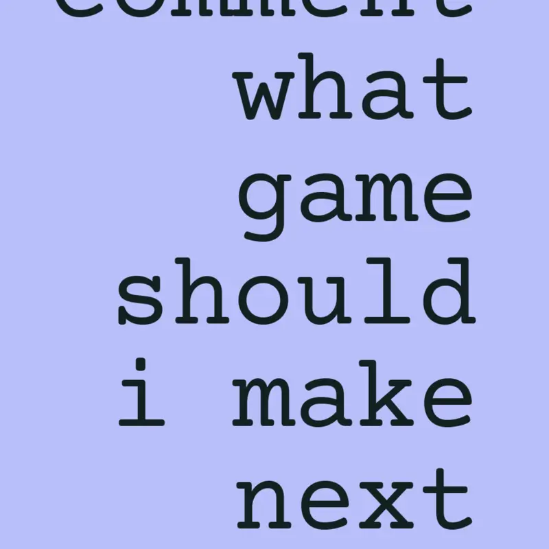 Game by @YourLocalGameMaker