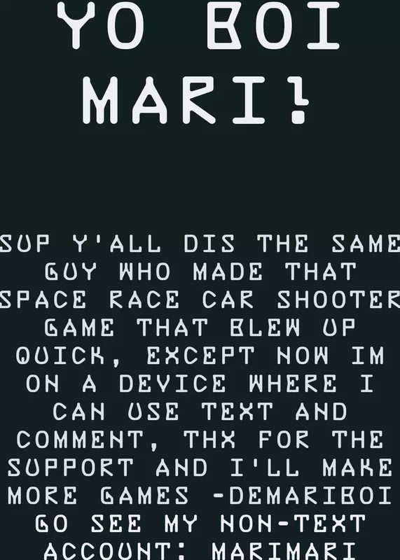 Game by @demariboi