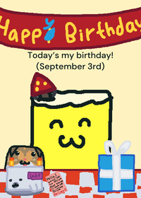 It’s my birthday today!