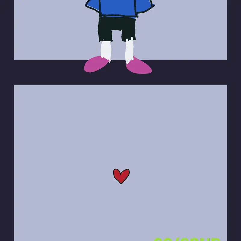 Sans pacifist fight by @-ENTT2020-