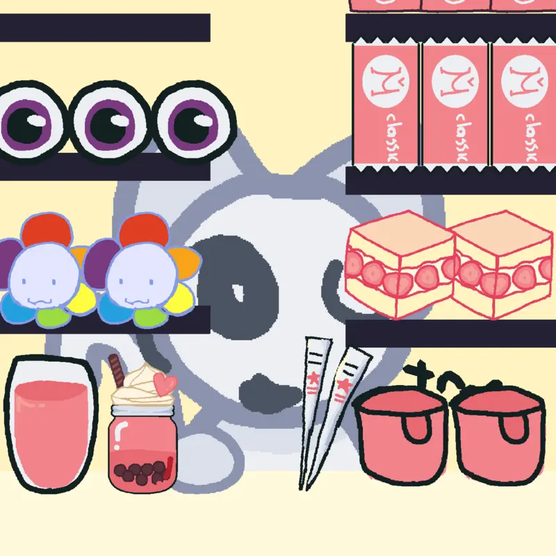 Miky mukbang by @anyashka
