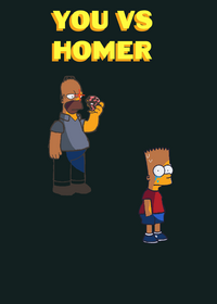 You vs Homer but in Castle!