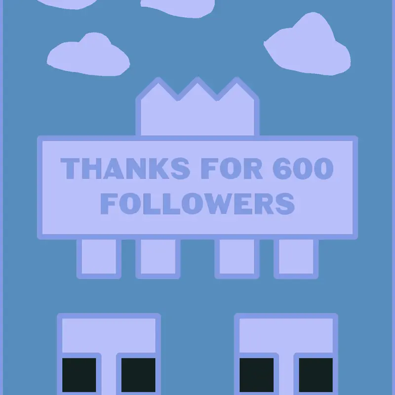 Thanks for 600 followers by @NiniWorld