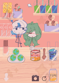 Green vs blue mukbang 🫣