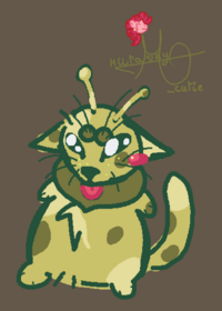 Silly alien cat 🥺
