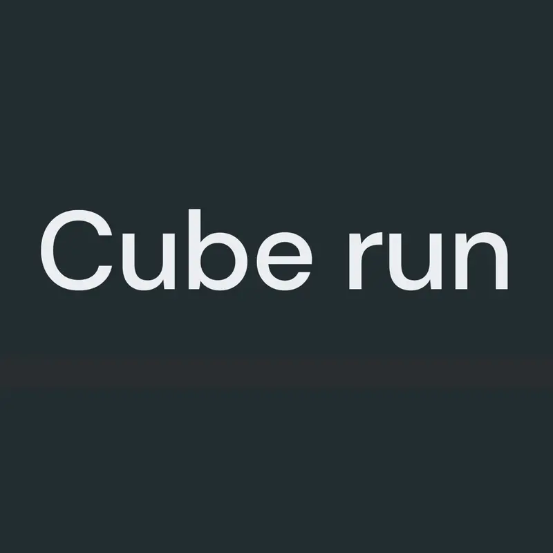 Run cube by @Worldsmith