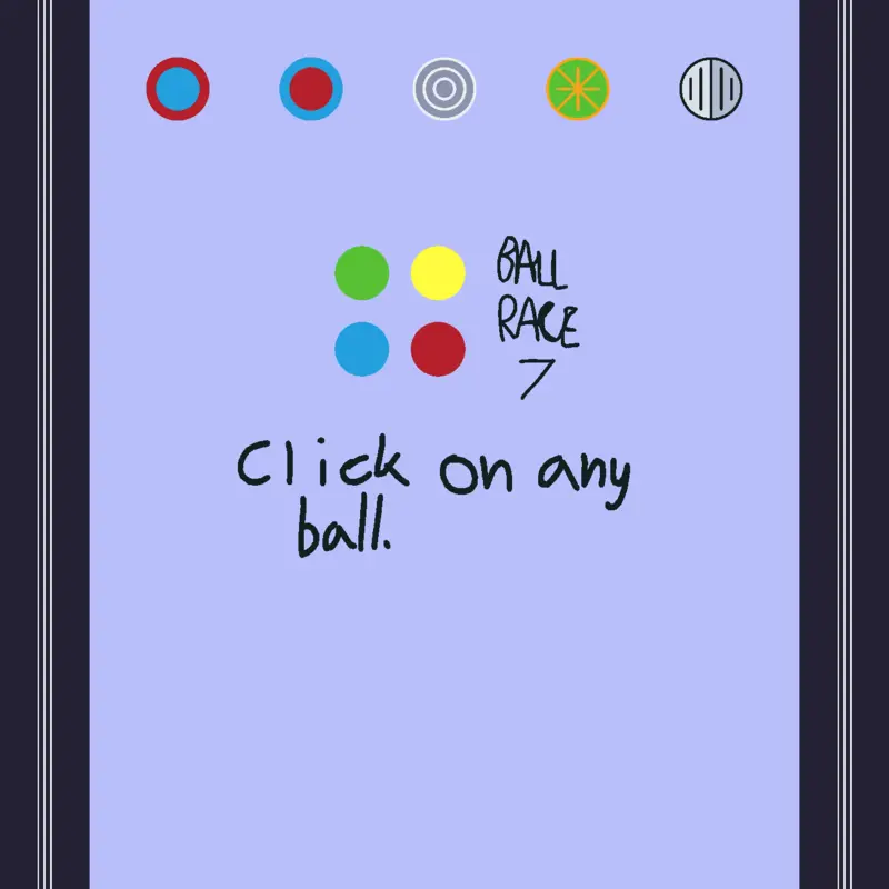Ball Race 7 by @saceupthat